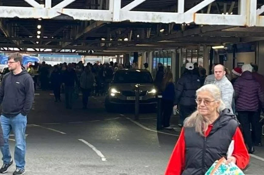 Busy Tesco Evacuated as Emergency Services Arrive