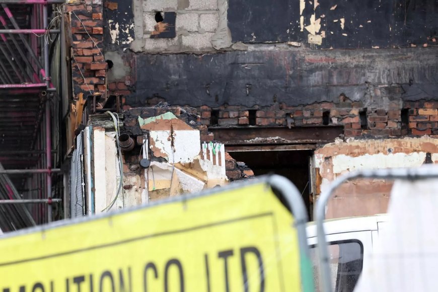 Indoor market that was bustling heart of Welsh town smashed to bits and flattened