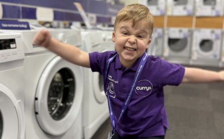 Boy obsessed with washing machines 'turns home into launderette' - and dreams of working at Currys