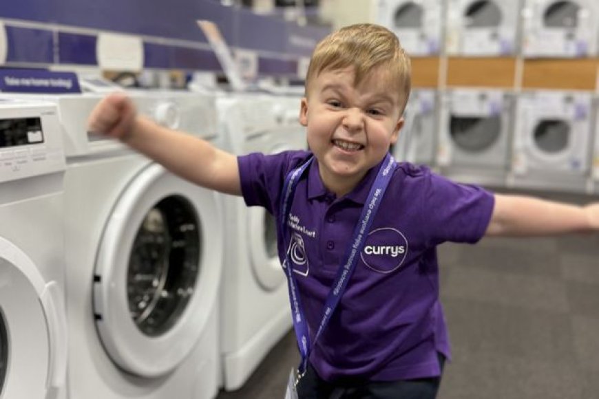 Boy obsessed with washing machines 'turns home into launderette' - and dreams of working at Currys